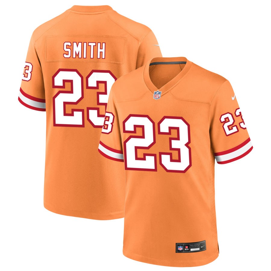 Tykee Smith Tampa Bay Buccaneers Nike Throwback Game Player Jersey - Orange
