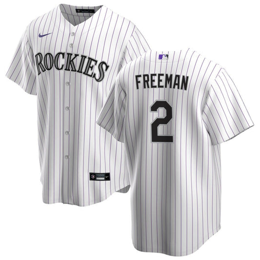 Tyler Freeman Colorado Rockies Nike Home Replica Player Jersey - White
