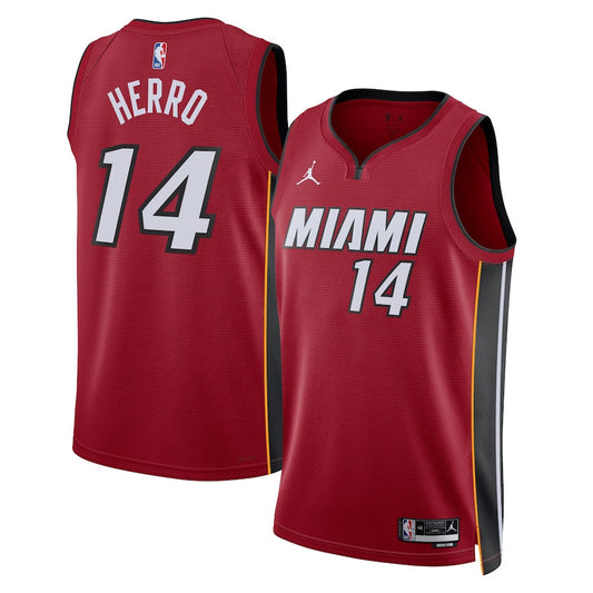 Tyler Herro Miami Heat Nike Swingman Statement Jersey - Red