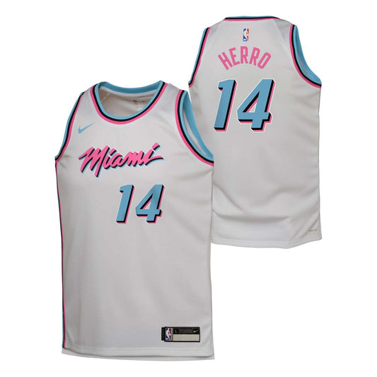 Tyler Herro Miami Heat Nike Swingman Vice City Jersey - White