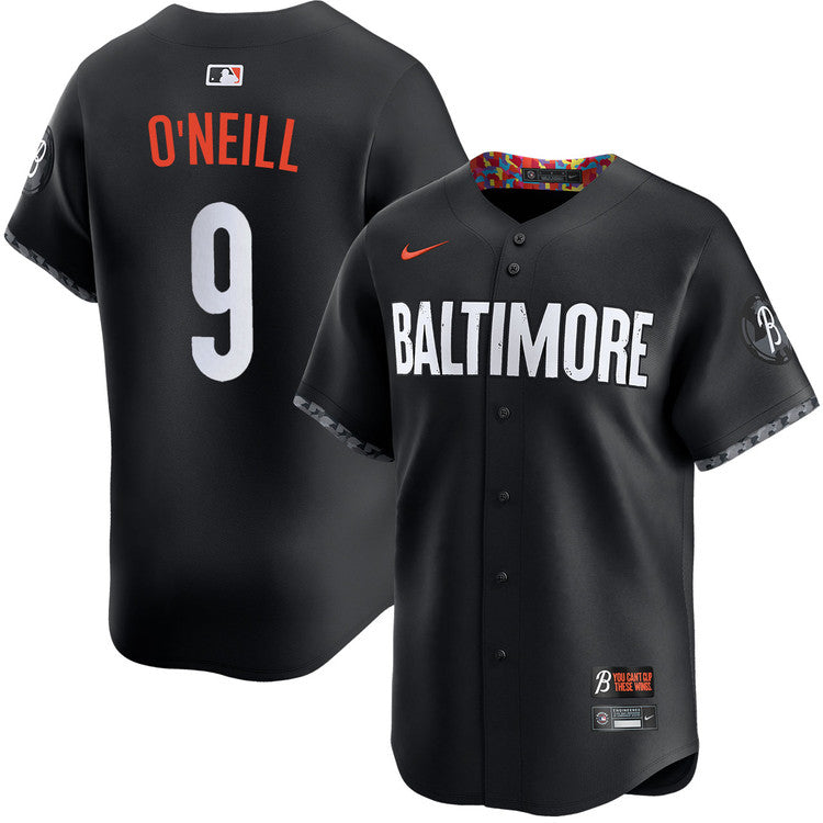Tyler O'Neill Baltimore Orioles 2023 Nike City Connect Limited Player Jersey - Black