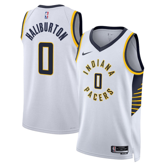 Tyrese Haliburton Indiana Pacers Nike Swingman Association Jersey - White