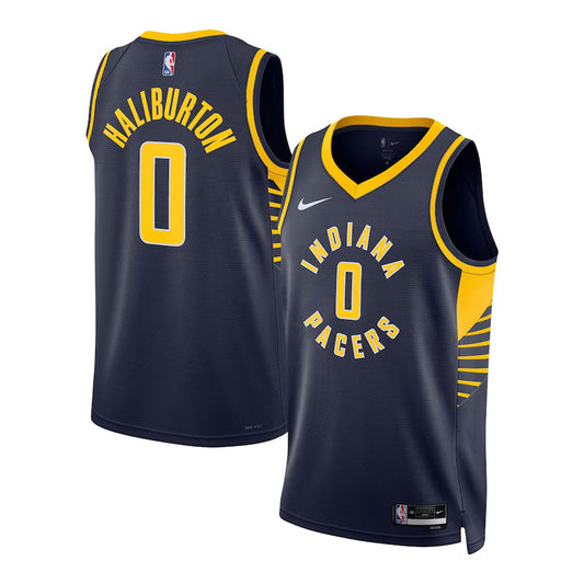 Tyrese Haliburton Indiana Pacers Nike Swingman Icon Jersey - Navy