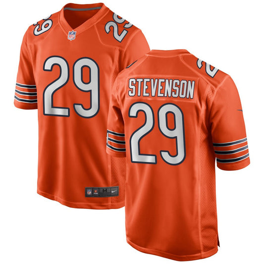 Tyrique Stevenson Chicago Bears Nike Alternate Game Player Jersey - Orange
