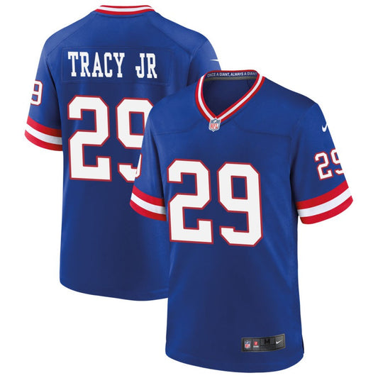 Tyrone Tracy Jr. New York Giants Nike Classic Game Player Jersey - Royal