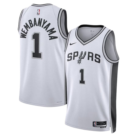 Victor Wembanyama San Antonio Spurs Nike Swingman Association Jersey - White