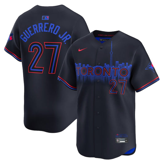 Vladimir Guerrero Jr. Toronto Blue Jays 2024 Nike City Connect Limited Player Jersey - Black