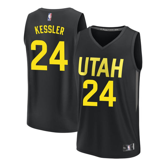 Walker Kessler Utah Jazz Nike Swingman Statement Jersey - Black