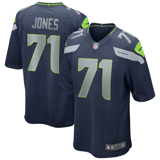Walter Jones Seattle Seahawks Throwback Player Jersey - College Navy