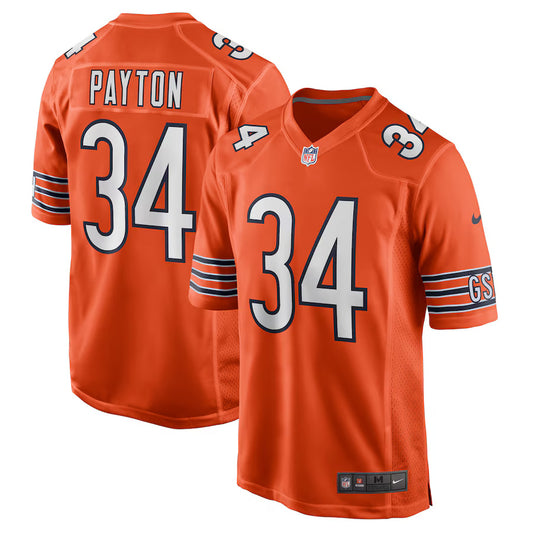 Walter Payton Chicago Bears Throwback Player Jersey - Orange