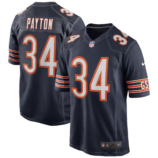 Walter Payton Chicago Bears Throwback Player Jersey - Navy