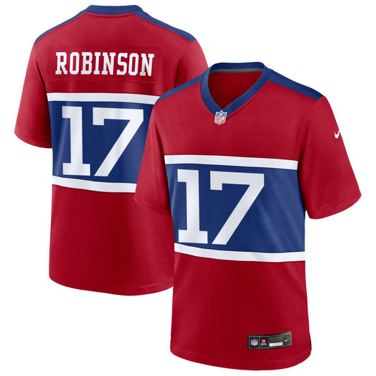 Wan'Dale Robinson New York Giants Nike Alternate Game Player Jersey - Red