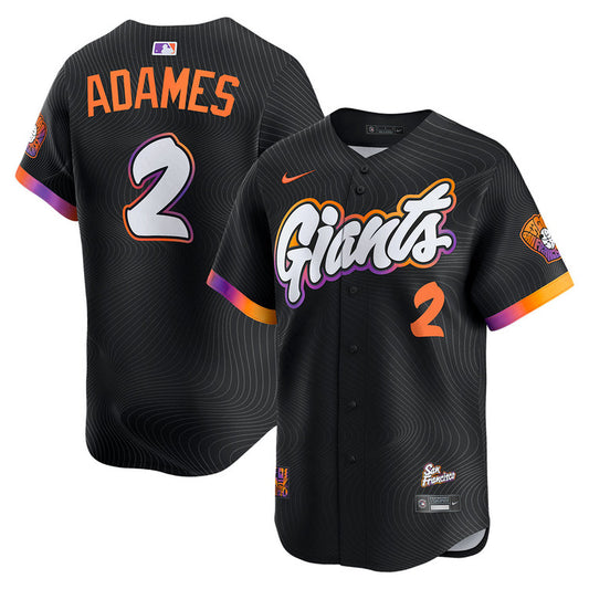 Willy Adames San Francisco Giants 2025 Nike City Connect Limited Player Jersey - Black