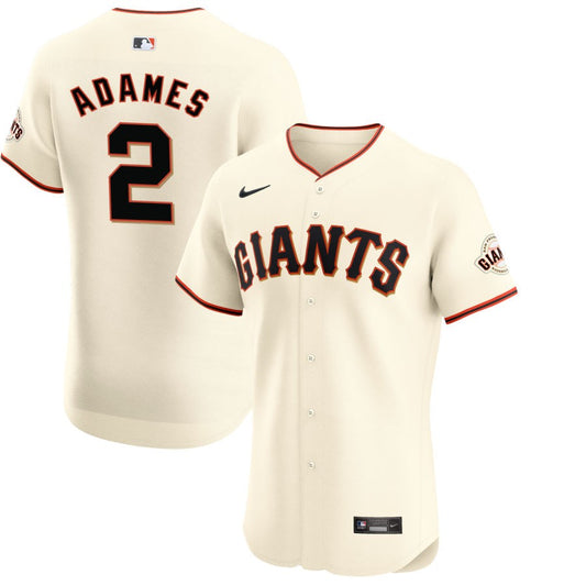 Willy Adames San Francisco Giants Nike Home Replica Player Jersey - Cream