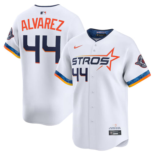 Yordan Alvarez Houston Astros 2025 Nike City Connect Limited Player Jersey - White