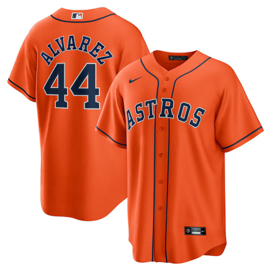 Yordan Alvarez Houston Astros Nike Alternate Limited Player Jersey - Orange