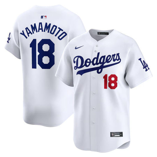 Yoshinobu Yamamoto Los Angeles Dodgers Nike Home Replica Player Jersey - White