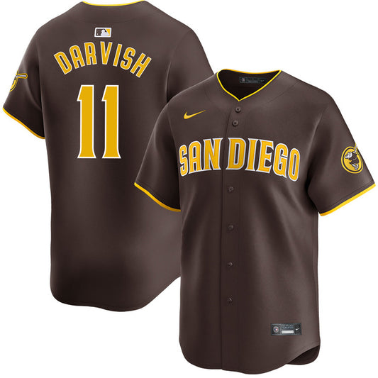 Yu Darvish San Diego Padres Nike Alternate Limited Player Jersey - Brown