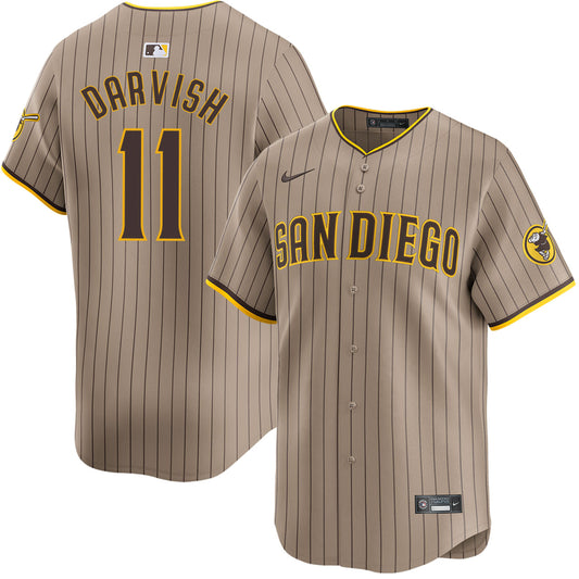 Yu Darvish San Diego Padres Nike Alternate Limited Player Jersey - Tan