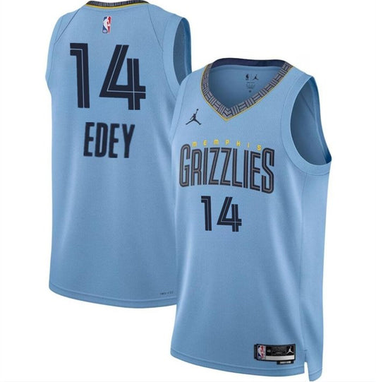 Zach Edey Memphis Grizzlies Nike Swingman Statement Jersey - Light Blue