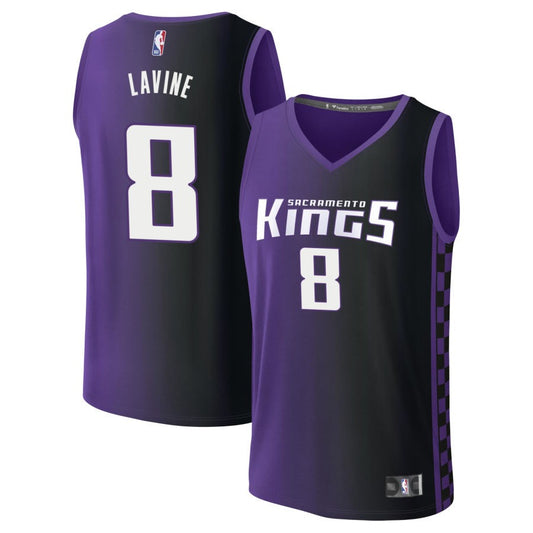 Zach LaVine Sacramento Kings Nike Swingman Statement Jersey - Purple