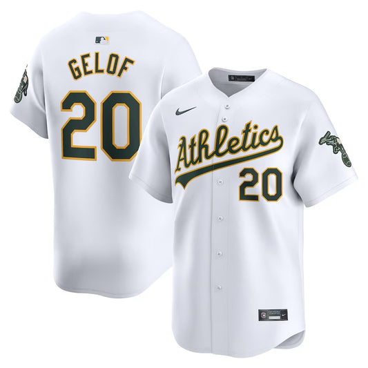 Zack Gelof Athletics Nike Home Replica Player Jersey - White