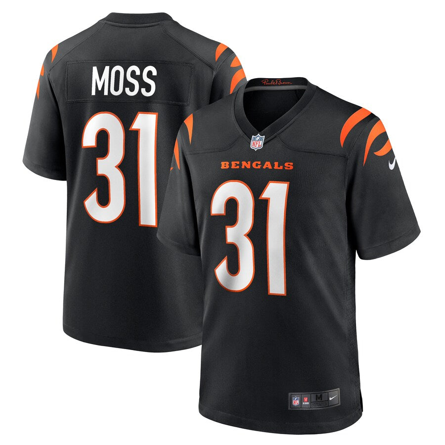 Zack Moss Cincinnati Bengals Nike Game Player Jersey - Black