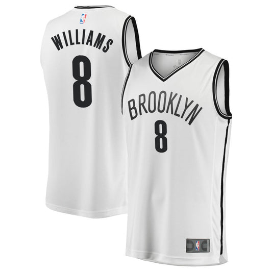 Ziaire Williams Brooklyn Nets Nike Swingman Association Jersey - White