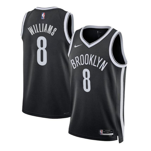 Ziaire Williams Brooklyn Nets Nike Swingman Icon Jersey - Black