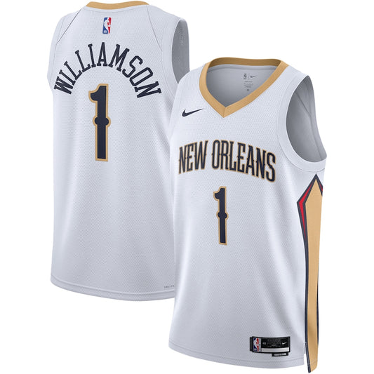 Zion Williamson New Orleans Pelicans Nike Association Jersey - White