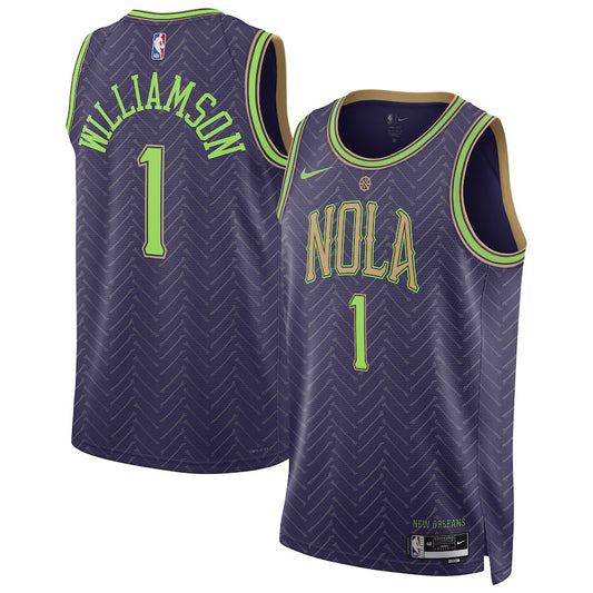 Zion Williamson New Orleans Pelicans 2024/2025 Nike Swingman City Jersey - Purple