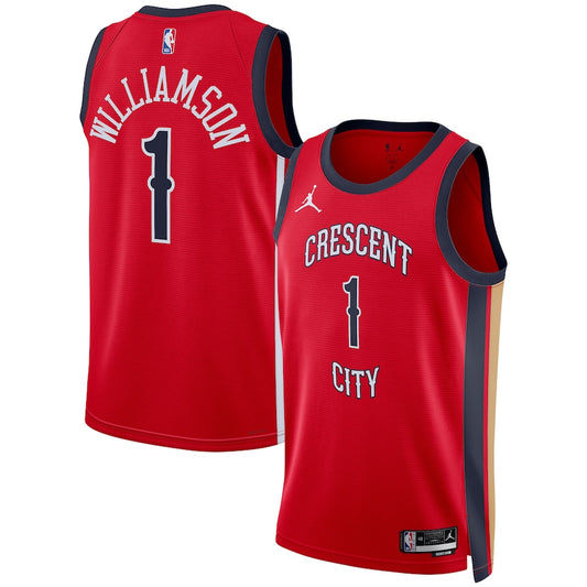 Zion Williamson New Orleans Pelicans Nike Swingman Statement Jersey - Red